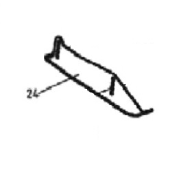 Bronco Säätölevy Vasen niittyleikkuri 77-12490 - Työlaitteiden varaosat ja tarvikkeet - D460602 - 1