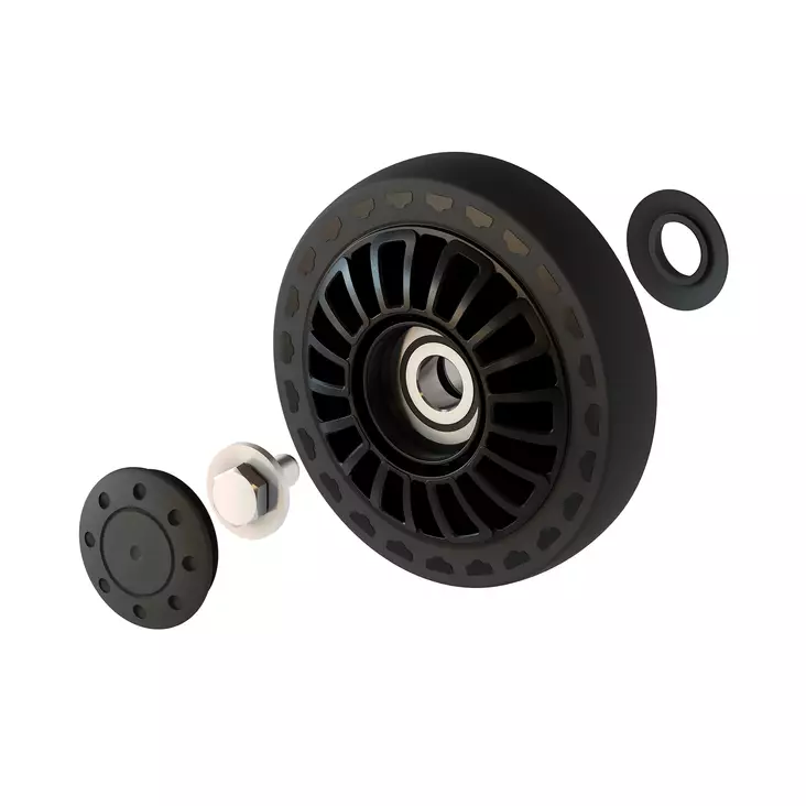 Camso Telastopyörä 134mm (X4S ulompi, tuplalaakerit) - Mönkijän telasarjojen varaosat - D384372 - 1