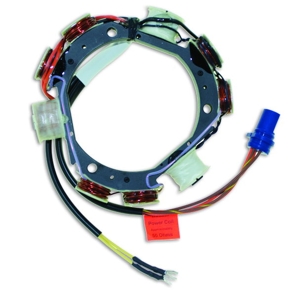Cdi Elec. Johnson Evinrude Stator - 2/3 Cyl. (9 Amp) - Perämoottorin staattorit - D186062 - 1