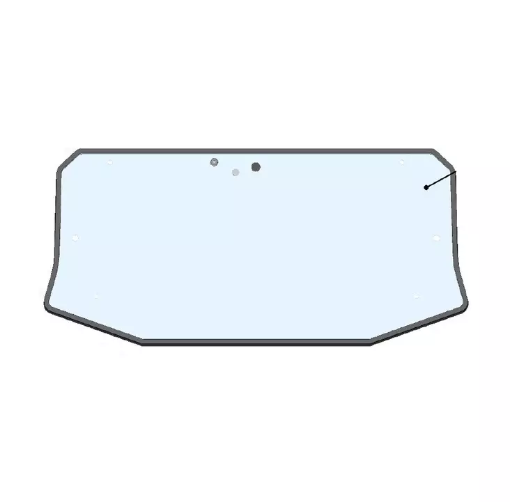 DFK Etulasi sis.tiiviste Yamaha YXZ 1000 - Motorsport varaosat ja tarvikkeet - D539922 - 1