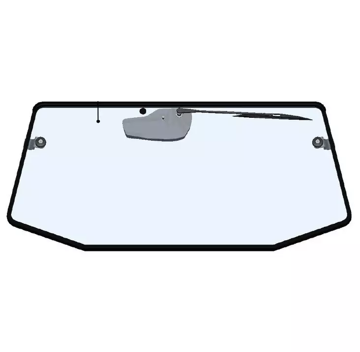 DFK Etulasi + tiiviste Yamaha YXZ 1000 R - DFK hyttien varaosat ja tarvikkeet - D502792 - 1