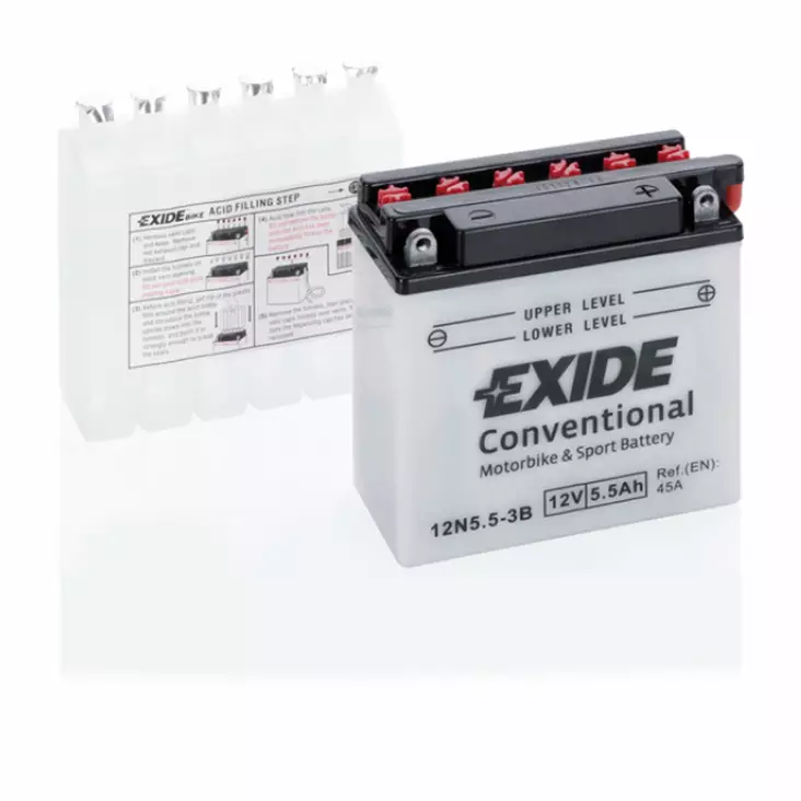 Exide akku 12N5,5-3B - Motorsport varaosat ja tarvikkeet - D548182 - 1