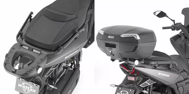 Givi REAR RACK WOTTAN STORM S 300 (2022) - Kiinnityssarjat ja tavaratelineet - D478812 - 1