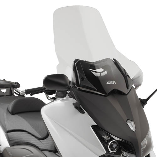 Givi Specific screen, transparent 65 x 61 cm (H x W) Yamaha T-MAX 530 (12-13) - Moottoripyörän katteet ja tuulenohjaimet - D159442 - 1