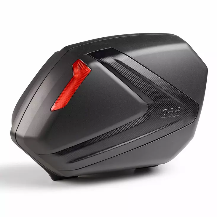 Givi V37 monokey 37lt laukkupari hiilikuitu look sivupaneeli - Moottoripyörän kovat laukut - D280822 - 1