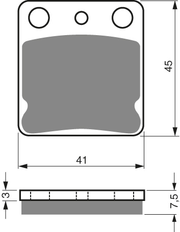GOLDFREN Jarrupalat 144 Ceramic carbon AD - Moottoripyörän jarrupalat - D227962 - 1