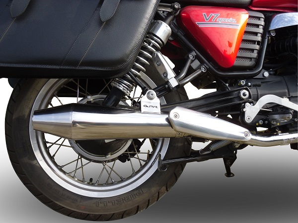 GPR Bmw R 100 Gs 1987/96 EC-Approv. slip-on exhaust Vintacone - Moottoripyörän äänenvaimentimet - D425642 - 1