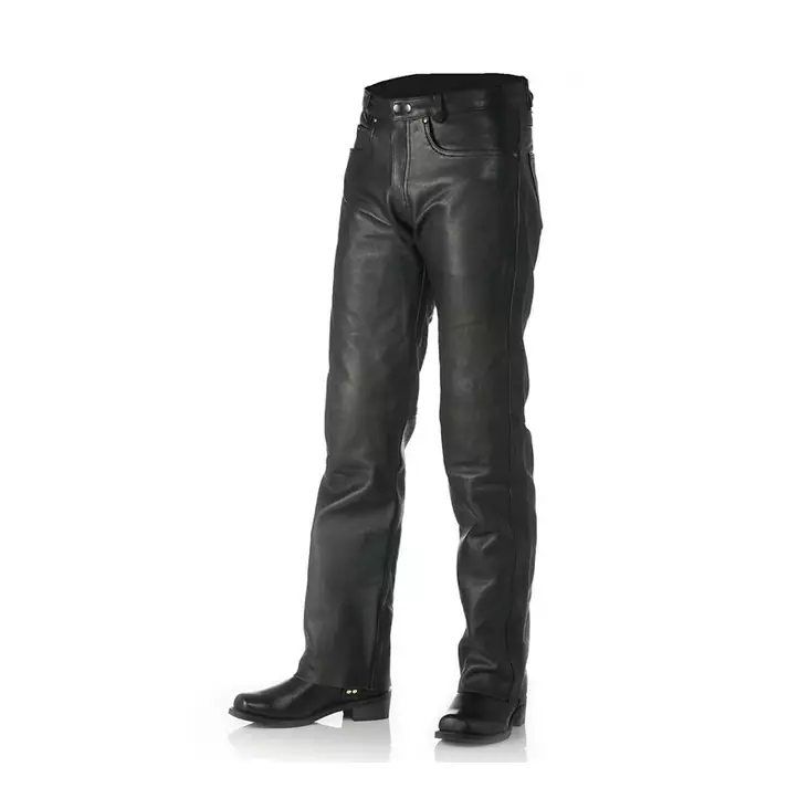 Grand Canyon Bikewear Nahkahousut Bullet Musta - Moottoripyörä nahkahousut - D442672 - 1