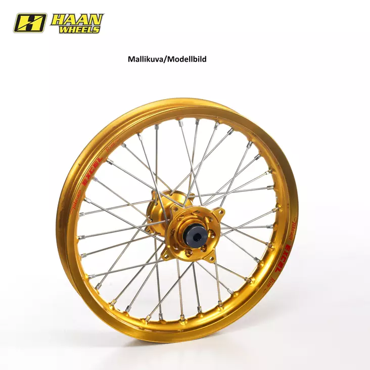 Haan wheel SX65 FRONT 02- 14-1,60 GOLD RIM/HUB - Moottoripyörän vanteet - D258842 - 1
