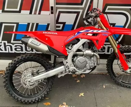 HGS Täysputkisto 4T CRF450R 25-.. Grey Carbon - Moottoripyörän pakoputkistot - D517012 - 1