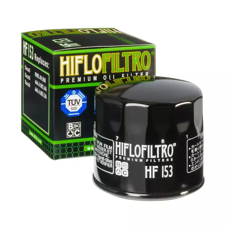 HiFlo öljynsuodatin HF153 - Moottoripyörän öljynsuodattimet - D58282 - 1