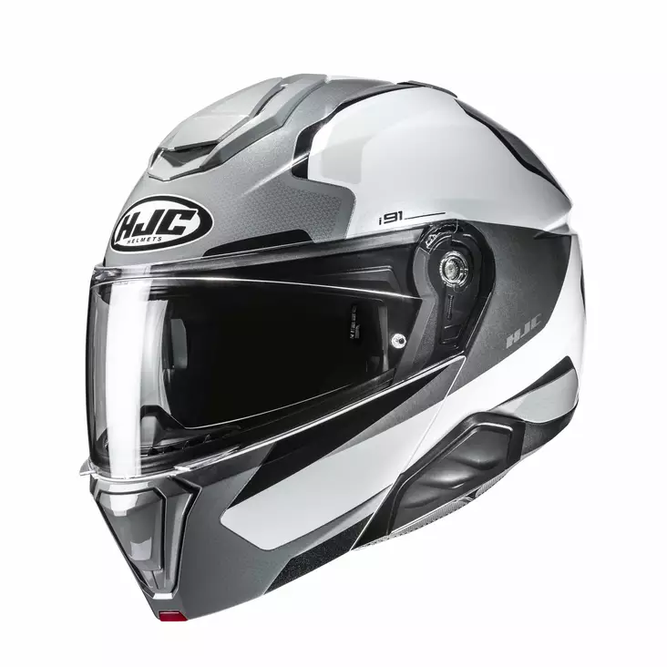 HJC Kypärä i91 Felio Valkoinen/Harmaa MC5 - Avattavat kypärät - D524972 - 1