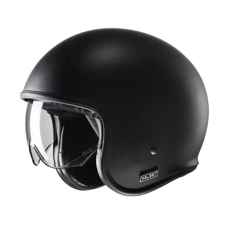 HJC V30 avokypärä mattamusta, retrotyyli - Avokypärät - D325522 - 1