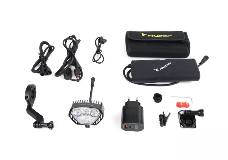 Hyper 8500 Arctic Kypärävalo (ilman USB laturia) - Kypärävalot - D450982 - 4