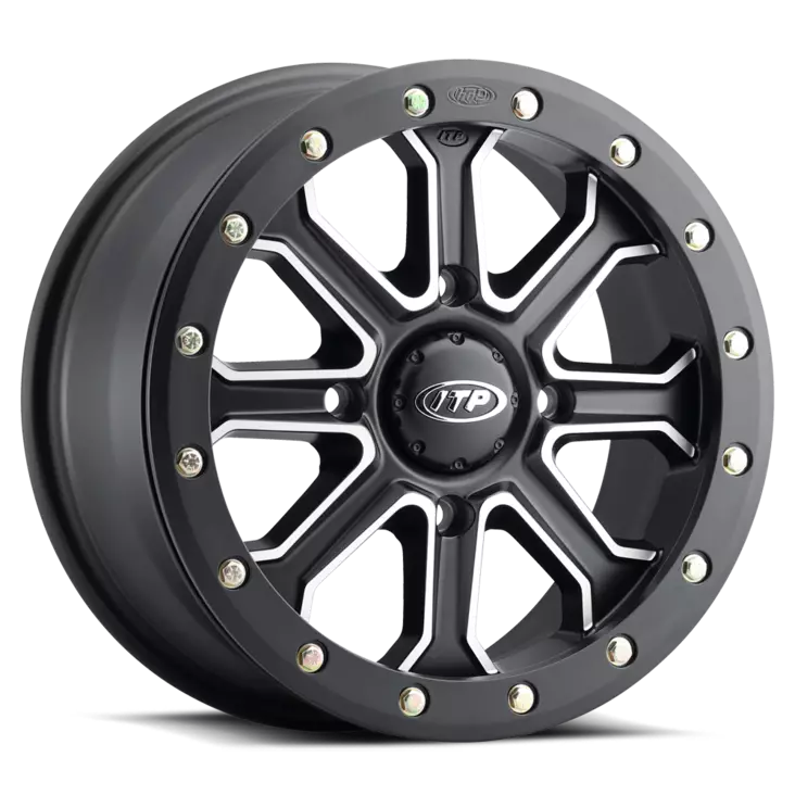 ITP vanne Inertia Beadlock 14x7 4/137 5+2 545kg - Mönkijän alumiini vanteet - D383752 - 1