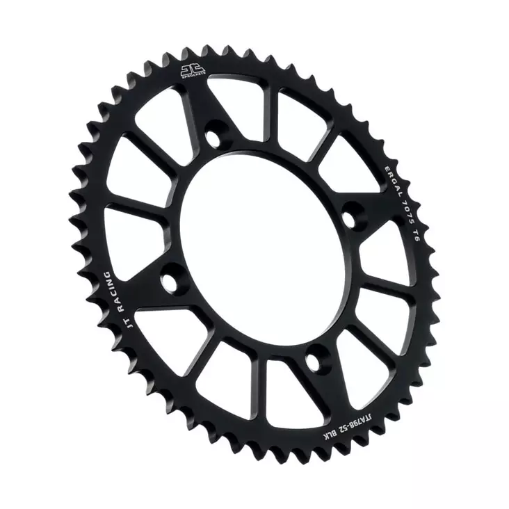JT Takaratas Alumiini 7075 T6 JTA798.46BLK Musta - Moottoripyörän eturattaat - D499722 - 1