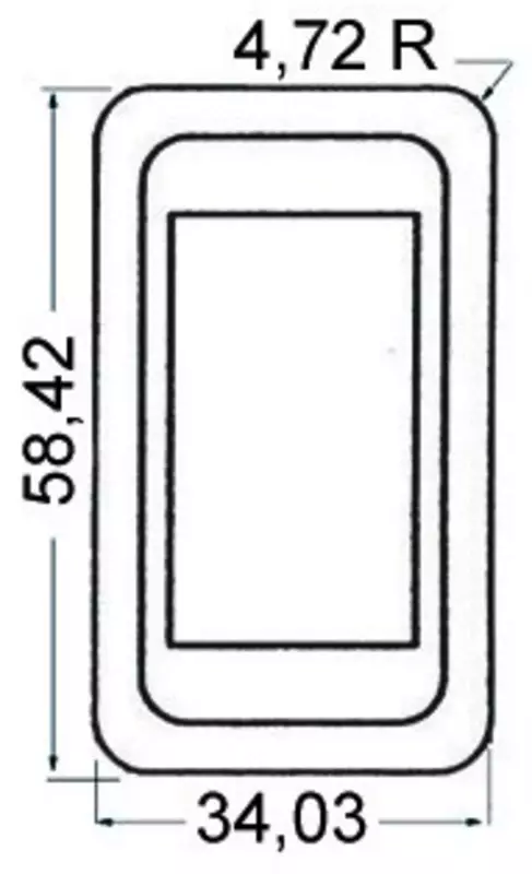 Katkaisija pidike yhdenkatk. - Veneen katkaisijat - D123682 - 1