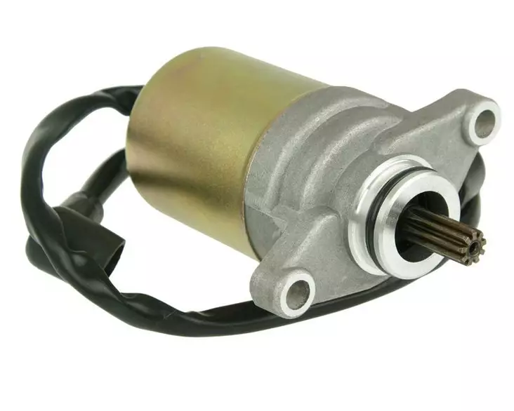 Käynnistysmoottori, CPI- / Keeway-skootterit 2-T, cc: 65mm / 9-hammasta - Mopon ja skootterin starttimoottorit - D82772 - 1