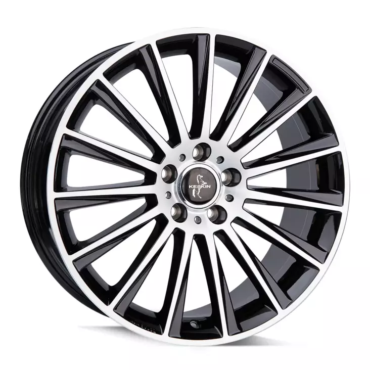 Keskin-Tuning KT18 Black Front Polish alumiinivanne 7.0x17 - 17-tuumaiset alumiinivanteet - 499-175802 - 1