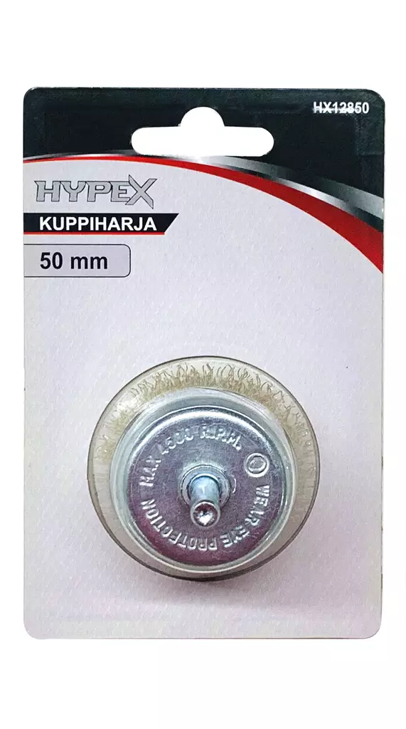 KUPPIPYÖRÖPUHDISTAJA 6MM/50MM - Kuppiharjat - LX17982 - 1