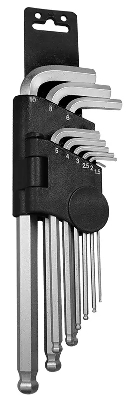 Kuusioavainsarja 1,5-10mm pallopää - Työkalut - LX7502 - 1