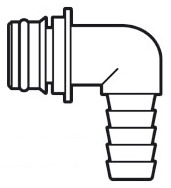 Liitin 90° Ø14mm - Veneen painevesipumput - D123902 - 1