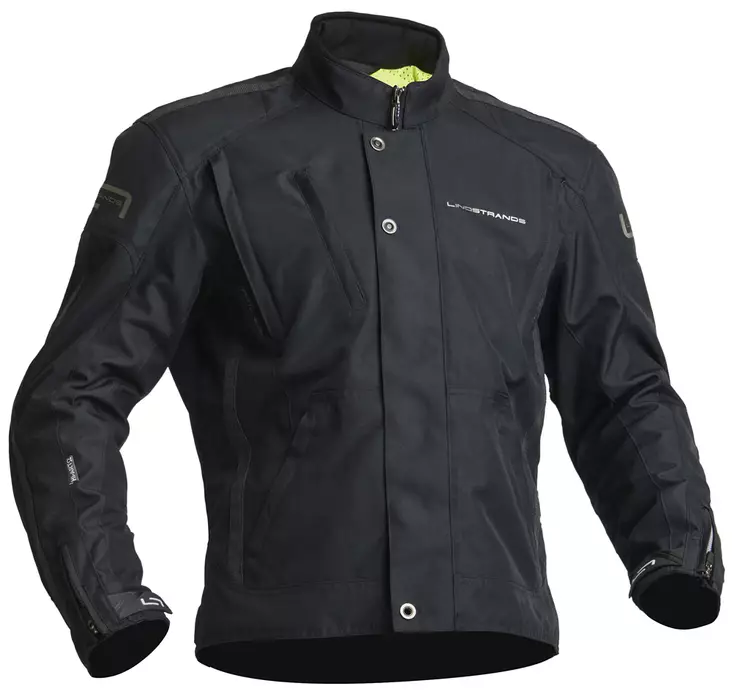 Lindstrands Tekstiilitakki Zagreb Musta - Moottoripyörä ajotakit - D328732 - 1