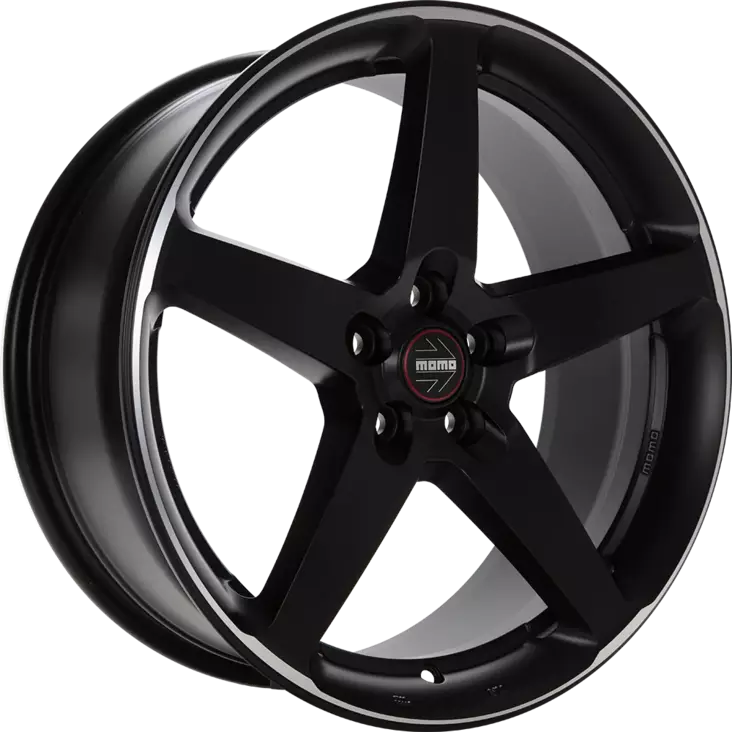 MOMO FIVE Black matt polish alumiinivanne 8.00x18 - 18-tuumaiset alumiinivanteet - 499-171052 - 1