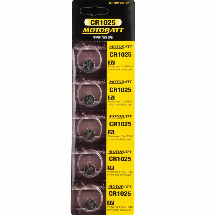 Motobatt CR1025 3.0V Lithium battery (5pcs) - Sähköasennustarvikkeet - D278082 - 1