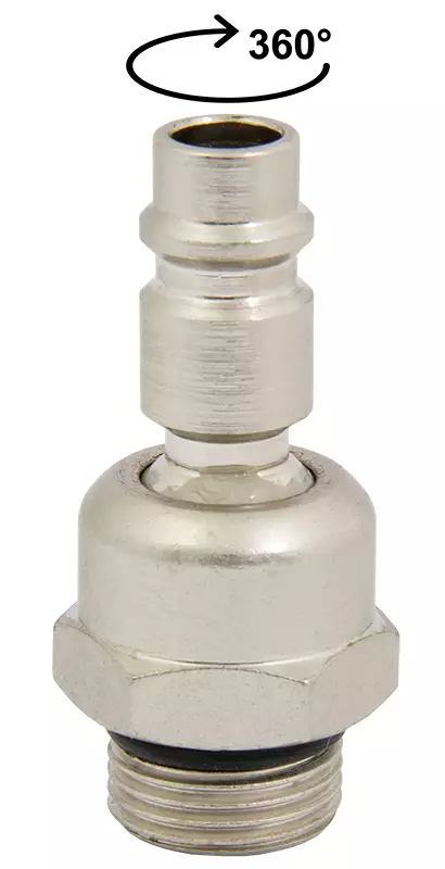 Nivelliitin 3/8" ulkokierteellä 360ast - Paineilmaliittimet - LX6492 - 1