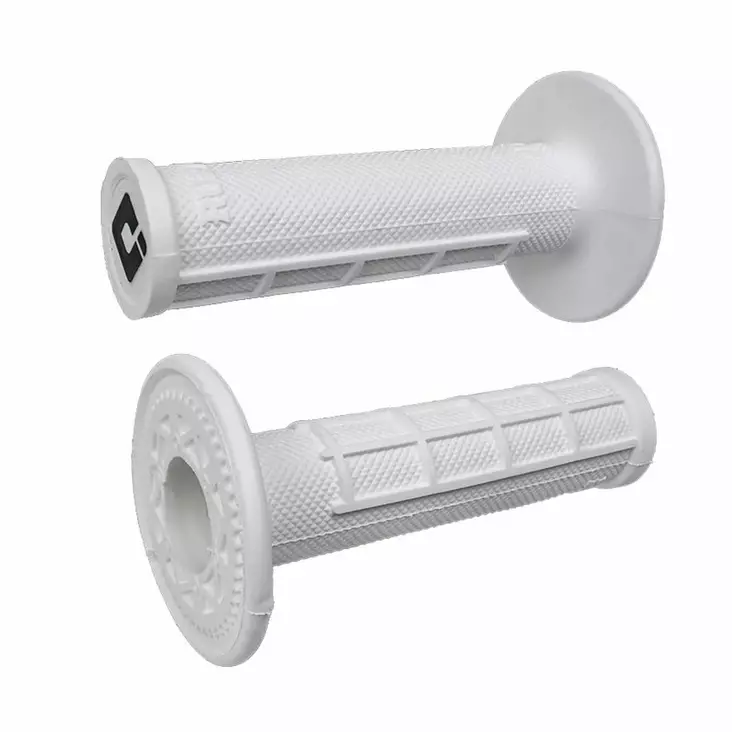 ODI Glue-On Grip Half-Waffle MX Single-Ply (Ruffian) White (Pro Soft) - Moottoripyörän kahvakumit - D509952 - 1