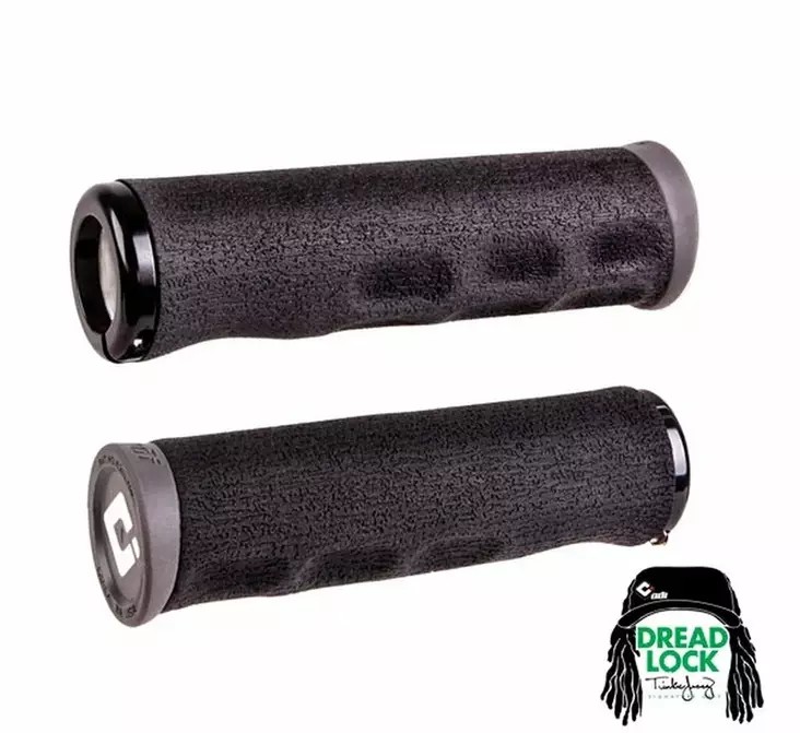 ODI Tinker Juarez-Dread Lock E-MTB Grip 130mm Black/Black - Moottoripyörän kahvakumit - D510232 - 1