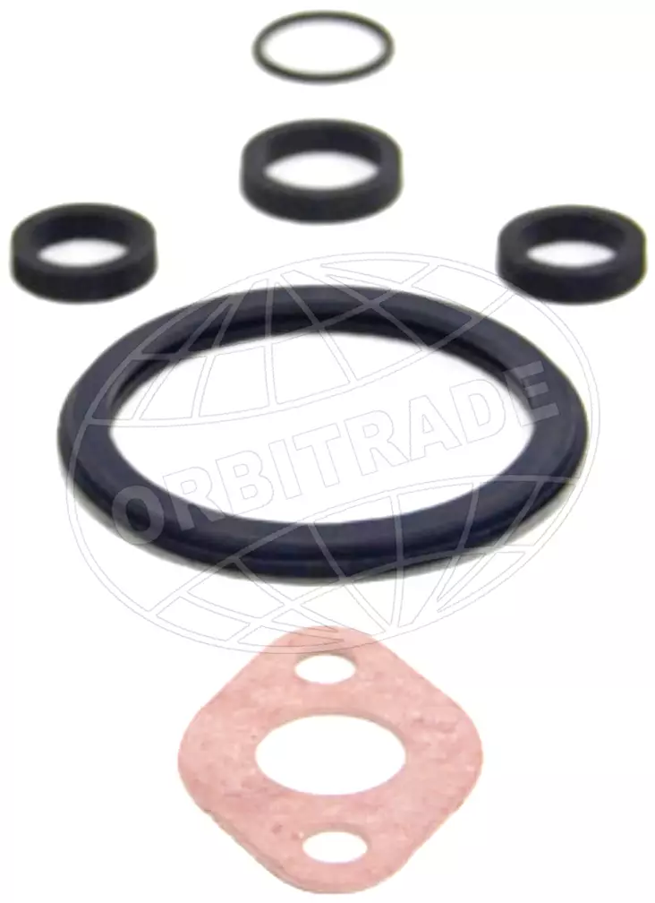 Orbitrade, gasket set - Sisäperämoottorin vesiputken tiivisteet - D158922 - 1