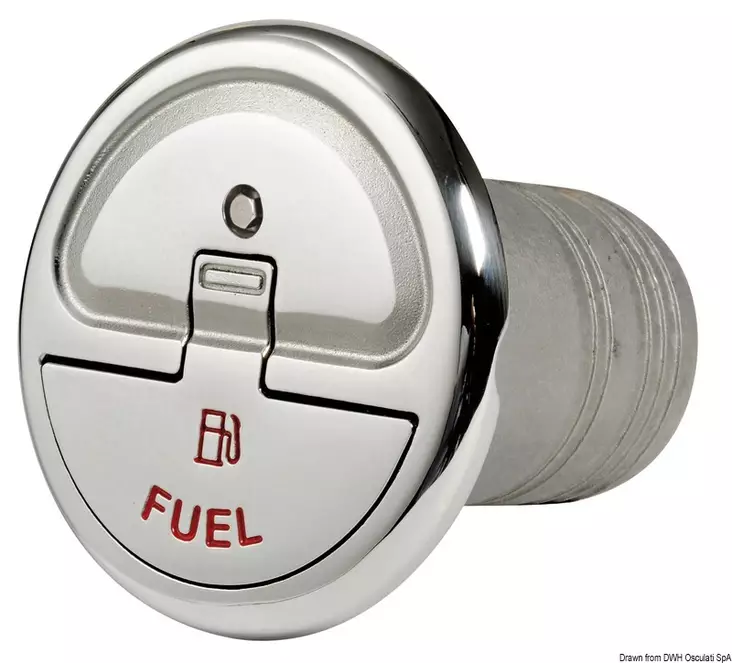 Osculati kansiruuvike RST FUEL 50mm - Kansiruuvike polttoaine - D366142 - 1