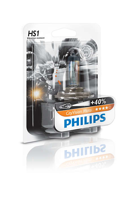 Philips Polttimo HS1 CityVision Moto 12V/35/35W/PX43t - Polttimot ja led-nauhat - D119462 - 1