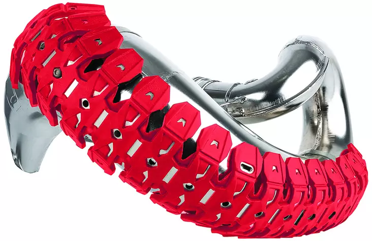 Polisport Armadillo pipe guard Red (13) - Moottoripyörän pakoputken osat - D344122 - 1