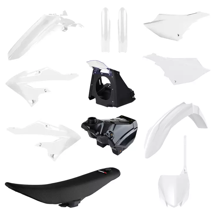 Polisport Complete Restyle Kit YZ125/250 02-21 22 style White - Offroad muovisarjat - D501402 - 1