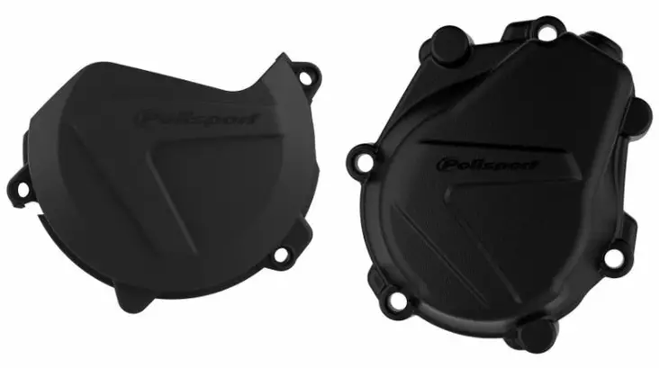 Polisport Kit Clutch+Igni. KTM SXF/XCF450 (16-22) HUSQ FC450 (16-22) Black (28) - Moottoripyörän moottorin kopat - D400562 - 1