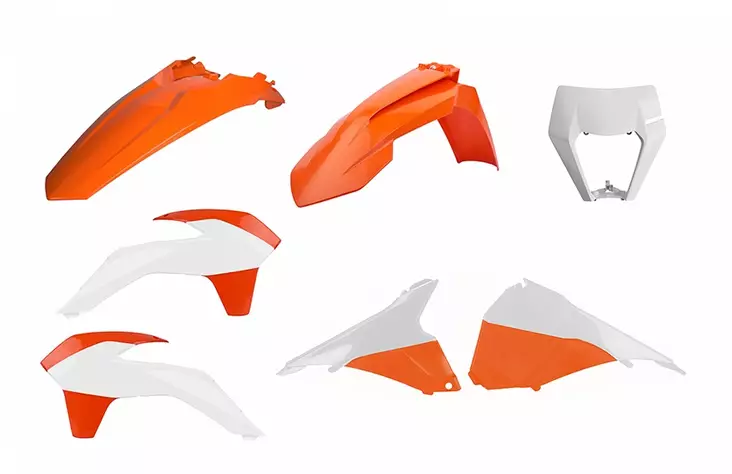Polisport kit w/mask enduro restyling KTM EXC/EXC-F(14-16) oem15 (1) - Offroad muovisarjat - D343592 - 1