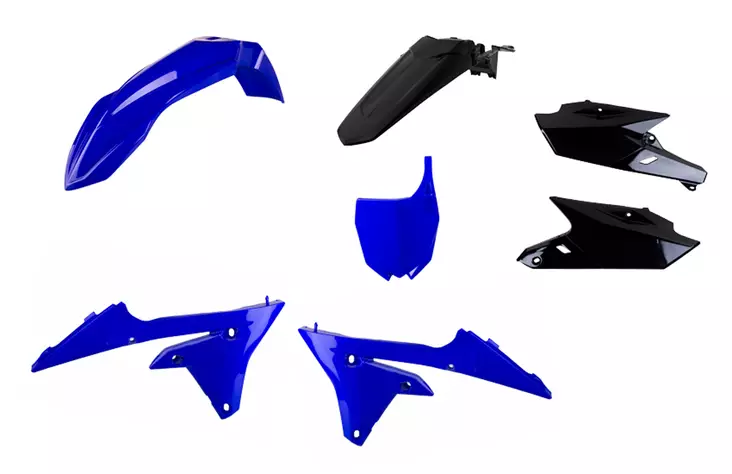 Polisport kit Yamaha YZ250/450F 2014 Blue/black (1) - Offroad muovisarjat - D343422 - 1