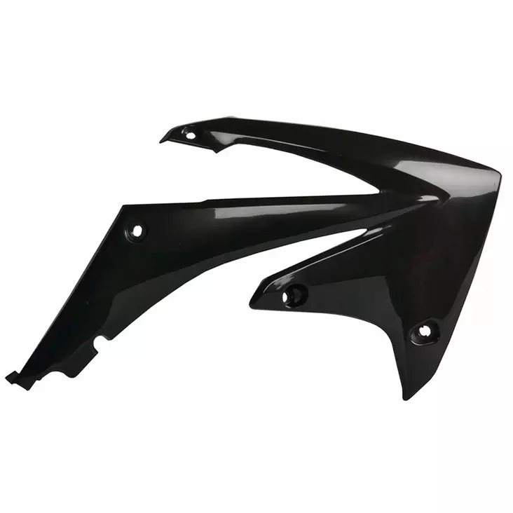 Polisport radiator scoops CRF250R(10-13)450R(09-12) black (6) - Moottoripyörän jäähdyttimen suojat - D345022 - 1