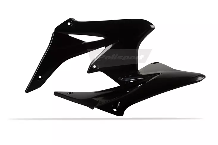 Polisport radiator scoops Suzuki RMZ250(10-18) black (6) - Moottoripyörän jäähdyttimen suojat - D345682 - 1