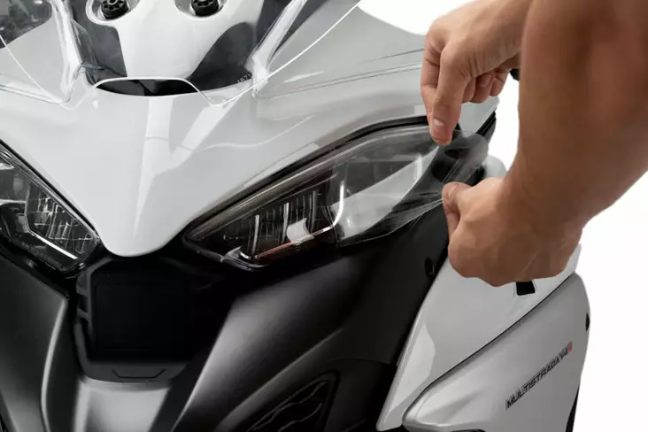 Puig Adhere Headlight Prot. Ducati Multistrada V4 21' C - Valojen kiinnikkeet ja tarvikkeet - D503312 - 1