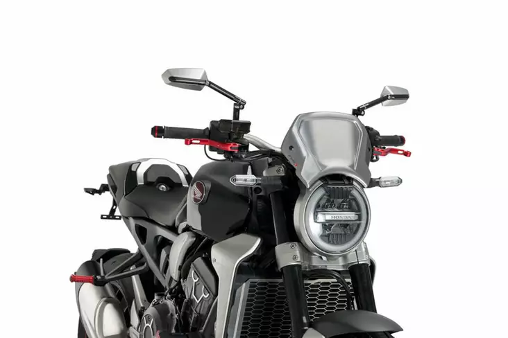 Puig Aluminium Front Plate For Honda Cb1000R Neo Spor - Moottoripyörän katteet ja tuulenohjaimet - D336892 - 1