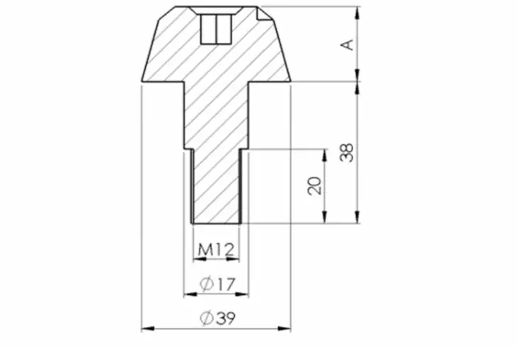 Puig Bar End Aluminum Large Bmw/Suzuki C/Black - Ohjaustangon päät ja painot - D299622 - 1