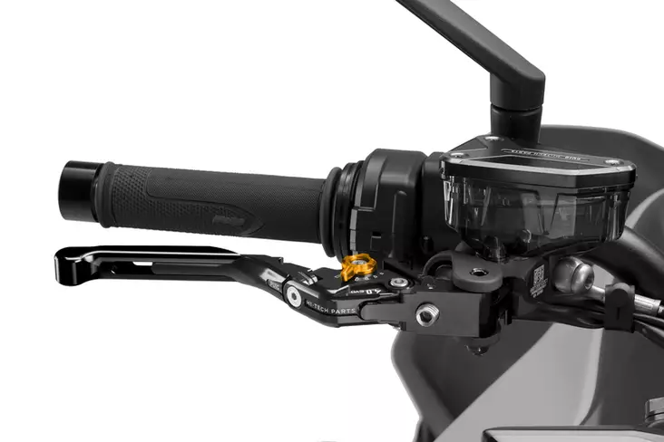 Puig Brake Lever 4.0. Black Exten/Black Selector/Gold - Moottoripyörän vivut ja vivunrungot - D529412 - 1