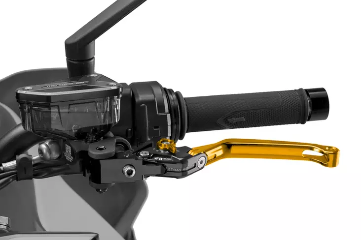 Puig Foldable Clutch Lever 4.0 C/Gold Selector C/Gold - Moottoripyörän vivut ja vivunrungot - D529612 - 1