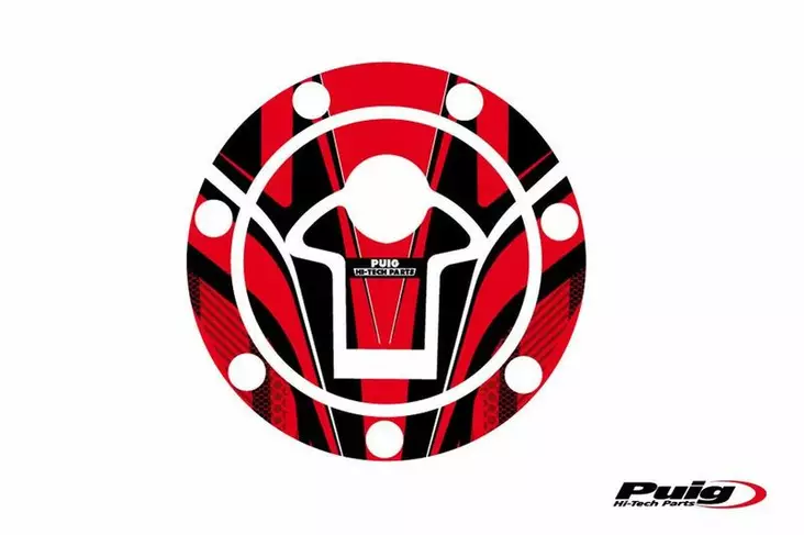 Puig Fuel Cap Cover Mod.Radikal Ktm C/Red - Mallikohatiset tarrasarjat - D300972 - 1