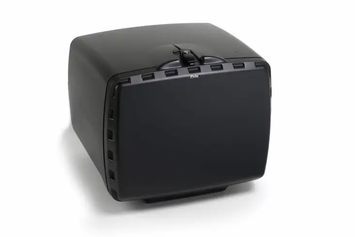 Puig Mega Box With Lock C/Black - Moottoripyörän kovat laukut - D297332 - 1