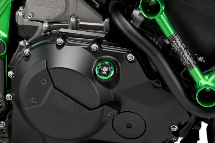 Puig Plug-Oil Hi Tech Triumph C/Green - Moottorin pultit ja korkit - D406952 - 1